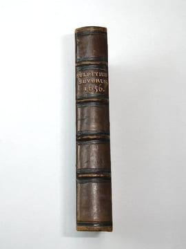 Sulpitii Severi Opera omnia quae extant. . SULPICIUS SEVERUS.