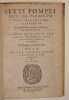 Sexti Pompei Festi De verborum significatione fragmentum. Ex vetustissimo exemplari Bibliothecae Farnesianae descriptum. Schedae quae Festi fragmento ...