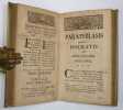 Plutarchi Chaeronensis peri PAID&Ocirc;N AG&Ocirc;G&Ecirc;S, seu De puerorum educatione libellus. Analysi grammatica, interpretatione simplici ad textum graecum & ...