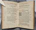 Iusti Lipsii De constantia libri duo. Qui alloquium praecipue continent in publicis malis. Quinta editio, melior & notis auctior. . LIPSIUS,J. 