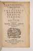 Catalogus rarissimorum & praestantissimorum librorum qui in thesauris romano, graeco, italico & siculo continentur, secundum nomina auctorum per ...