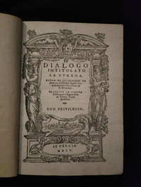 Dialogo intitolato la strega, overo de gli inganni de demoni... tradotto in lingua toscana per il Signore Abate Turino Turini da Pescia. 


