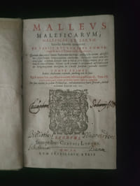 Malleus maleficarum, maleficas et earum haeresim framea conterens : ex variis actoribus compilatus, & in tres tomos iuste distributus ..

