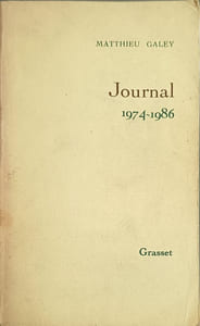Journal T02 1974-1986: Journal 1974-1986