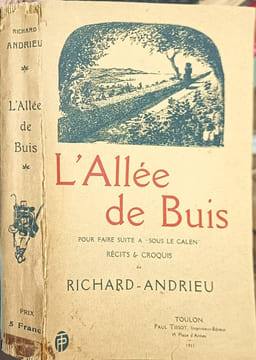 L'Allée de Buis. Richard Andrieu