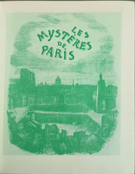 Les Mystères de Paris - numéroté. Eugène Sue