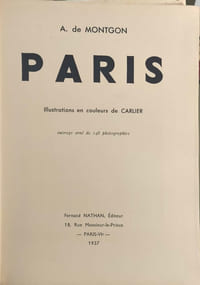 Paris ( ouvrage orné de 148 photographies)