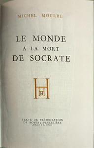 Le monde à la mort de Socrate