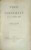 Paris et Versailles il y a cent ans. Jules Janin