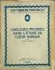 Quelques progr&egrave;s dans l'&eacute;tude du cœur humain ( freud et proust) - EO num&eacute;rot&eacute;e. Jacques Rivi&egrave;re