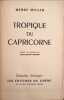 Tropique du Capricorne. Henry Miller