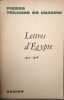 Lettres d'&Eacute;gypte. Pierre Teilhard de Chardin