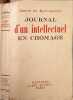Journal d'un intellectuel en ch&ocirc;mage. Denis de Rougemont