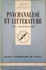 Psychanalyse et litt&eacute;rature. Jean Bellemin-No&euml;l