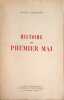 Histoire du premier mai. Maurice Dommanget