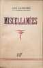 Miscellan&eacute;es. L&eacute;o Larguier