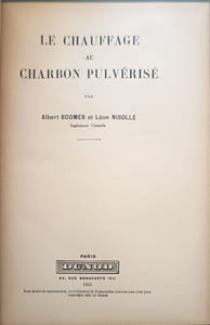 Le chauffage au charbon pulvérisé