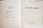 Venise. Gabriel Faure