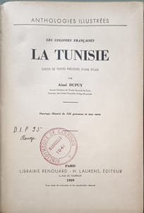 La Tunisie ouvrage illustré de 125 gravures et une carte