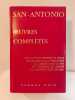 Oeuvres Compl&egrave;tes. San-Antonio
