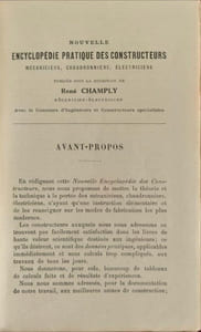 Nouvelle encyclopédie pratique des constructeurs mécaniciens chaudronniers électriciens. Pompes et élévateurs de liquides - TOME 19