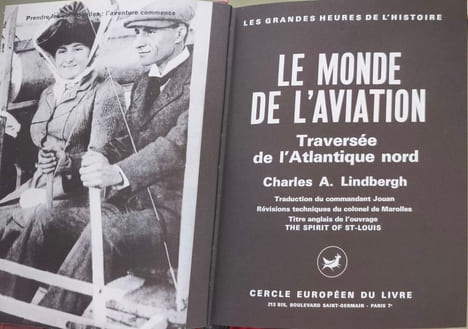 Le monde de l'aviation : Traversée de l'Atlantique nord. Charles A. Lindbergh