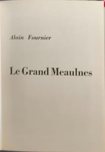 Le Grand Meaulnes