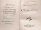 Chroniques - num&eacute;rot&eacute; 1184/1240. Georges Courteline