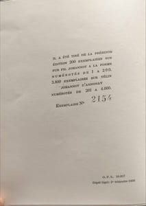 L'Aiglon numéroté 2154/4000 ( 10 illustrations en couleurs de J. GRADASSI)