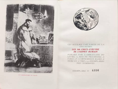 Faust et le second Faust - numéroté 4316/5000. W. Goethe