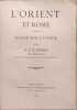 L'Orient et Rome. R. P. P. Michel