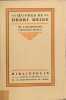 Oeuvres de Henry Heine : De l'Allemagne en deux tomes. Henri Heine