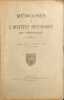 Memoires de l'institut historique de provence / tome VII : 1er ET 2&egrave;me TRIMESTRE. Colelctif