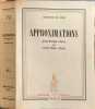 Approximations. Charles du Bos