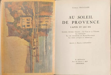 Au soleil de Provence aquarelles de Migueline d'Attanoux