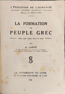 La formation du peuple grec