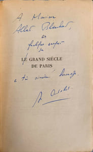 Le Grand Siècle de Paris de la prise de la Bastille à l'effrondement de la commune avec la reproduction intégrale en 32 feuillets du plan de Paris 1853 gravé par Gérard pour Napoléon III