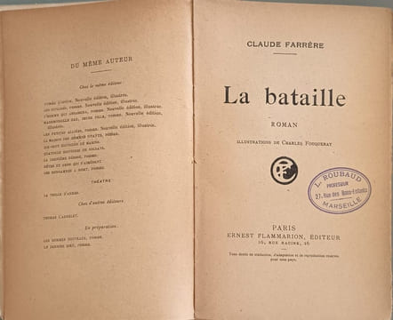 La bataille illustrations de Charles Fouqueray. Claude Farrère
