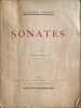 Sonates exemplaire num&eacute;rot&eacute; 2821. Fran&ccedil;ois Porch&eacute;