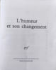 L'humeur et son changement - revue de psychanalyse N&deg;32. Collectif