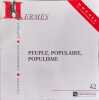 Herm&egrave;s 42 - Peuple populaire populisme. Lits Marc  Durand Pascal