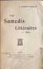 Les Samedis Litt&eacute;raires 4&egrave;me s&eacute;rie. J. Ernest-Charles