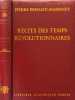 Recits des temps revolutionnaires. BESSAND-MASSENET P
