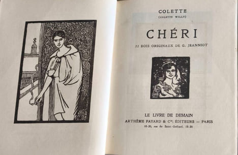 Chéri - 22 bois originaux de G. Jeanniot. Colette (Colette Willy)