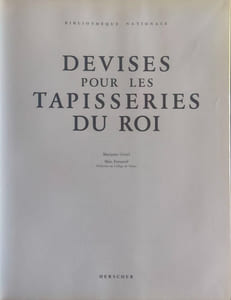 Devises Pour Les Tapisseries Du Roi