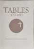 Tables de la Bible: Traduction officielle liturgique. AELF