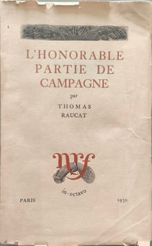 L'honorable partie de campagne - numéroté 1266. Thomas Raucat