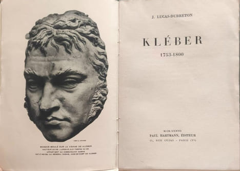 Klèber 1753-1800 ( 20 héliogravures hors texte). J. Lucas-Dubreton