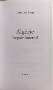 Algérie : L'espoir Fraternel