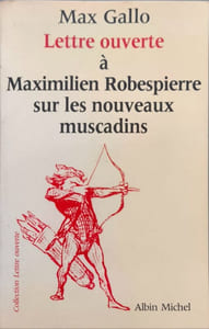 Lettre ouverte à Maximilien Robespierre sur les nouveaux Muscadins